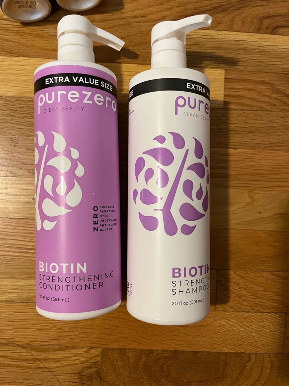 Purezero Biotin Shampoo and Conditioner 2pk (New)